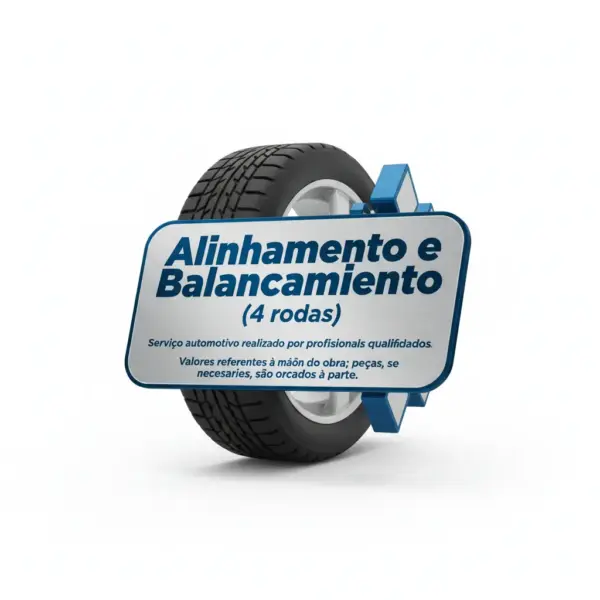 Alinhamento e Balanceamento - 4 rodas
