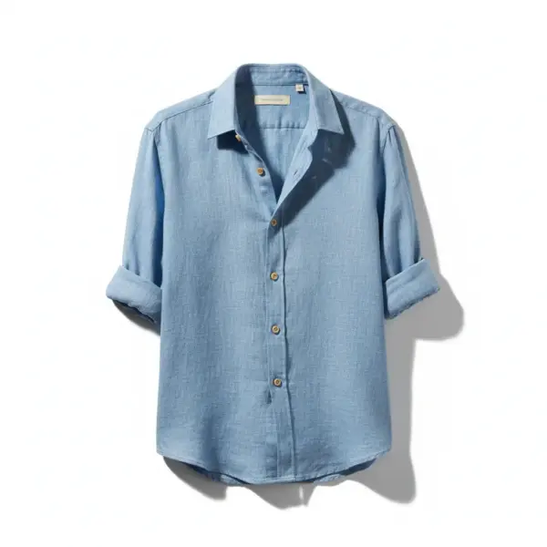 Camisa Linho Manga Longa