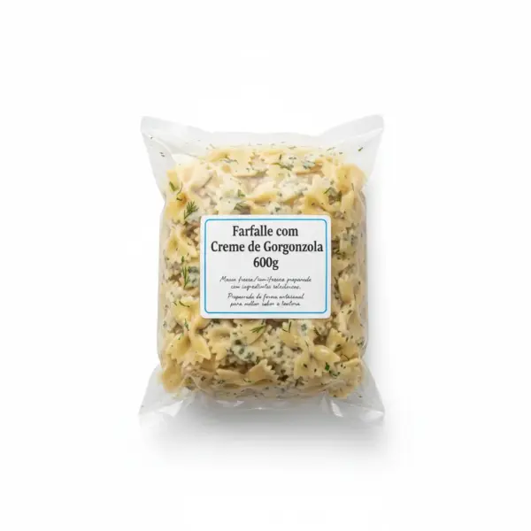 Farfalle com Creme de Gorgonzola 600g
