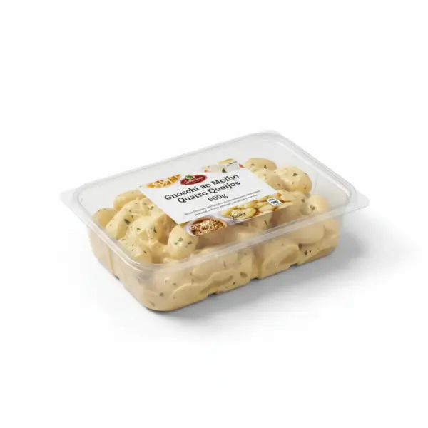 Gnocchi ao Molho Quatro Queijos 600g