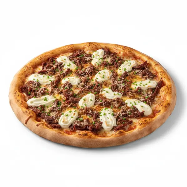 Pizza Carne Seca com Cream Cheese 35cm