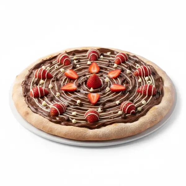 Pizza Chocolate com Morango 35cm