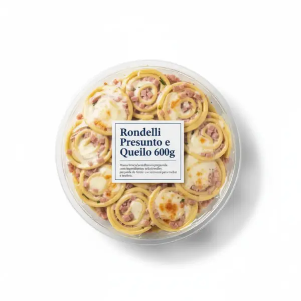Rondelli Presunto e Queijo 600g